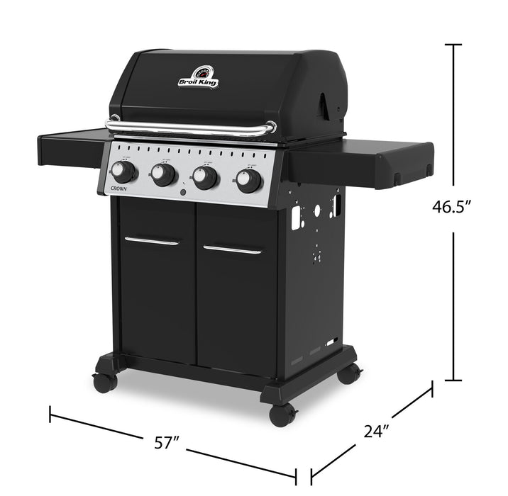 Barbecue à gaz propane de 40 000 BTU Broil King CrownMCde série 420 - 865254