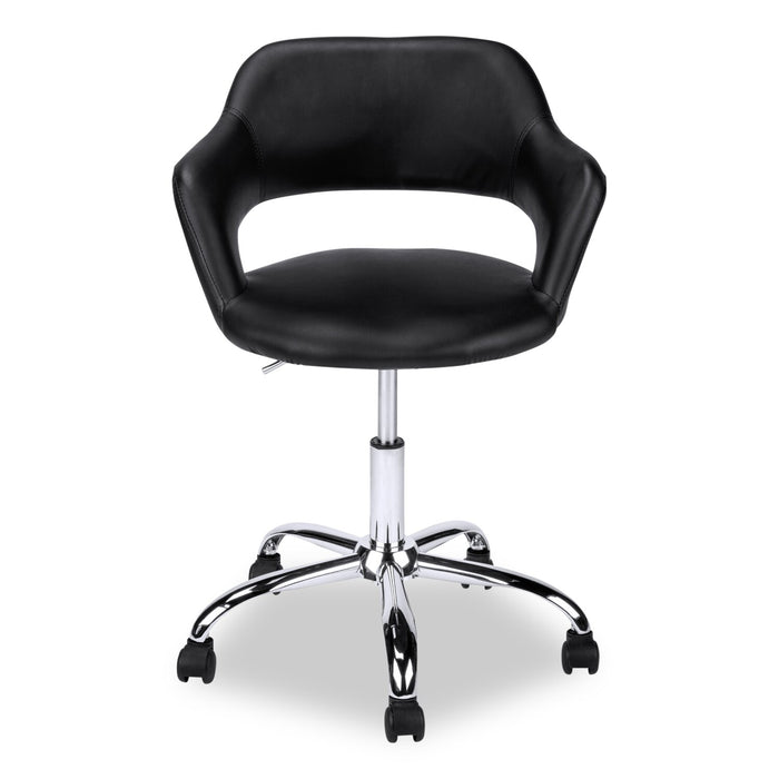 Chaise de bureau Graeme de 22,5 po - noire 