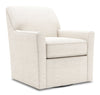 Fauteuil d’appoint pivotant Sofa Lab personnalisable de 31 po fabriqué au Canada en tissu de chenille - beige Luxury Sand