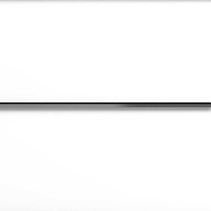 Commode de chambre à coucher Raia à 6 tiroirs - fabriquée en Italie, 59 po (L) x 33 po (H), moderne - blanche