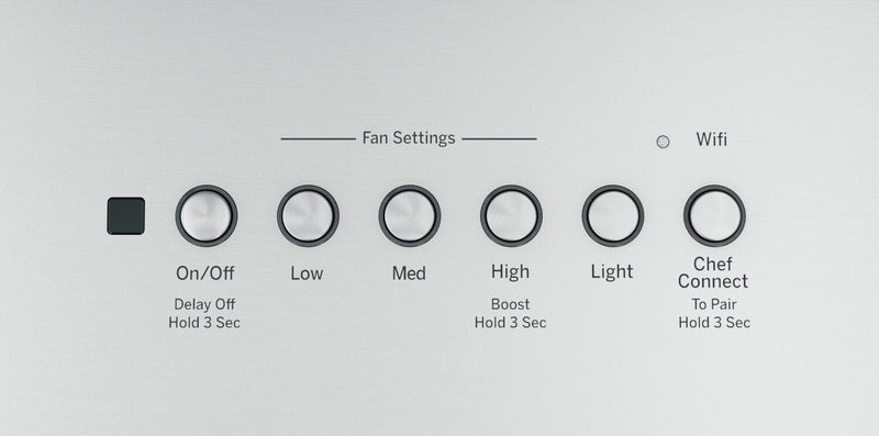 Hotte de cuisinière intelligente GE avec éclairage à DEL à intensité variable - UVC9360SLSS