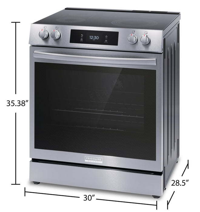 Cuisinière électrique Frigidaire Gallery de 6,2 pi³ avec convection totale et friture à air - acier inoxydable Smudge-ProofMD - GCFE306CBF
