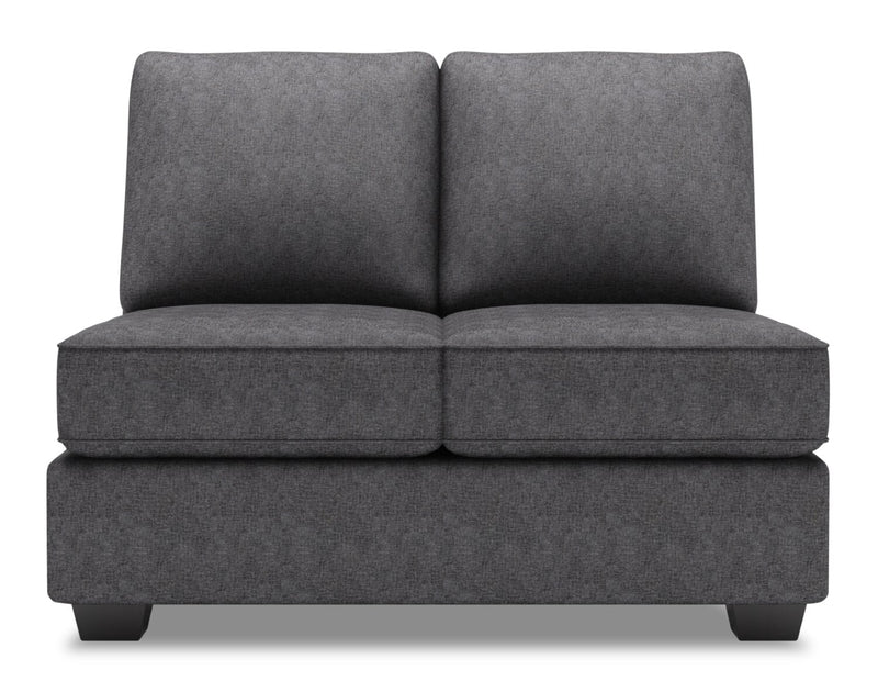 Causeuse sans accoudoirs Roll de la collection Sofa Lab - Luxury Charcoal
