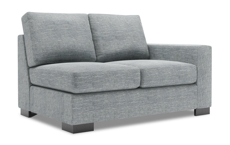 Causeuse de droite Track de la collection Sofa Lab - Luna Pewter