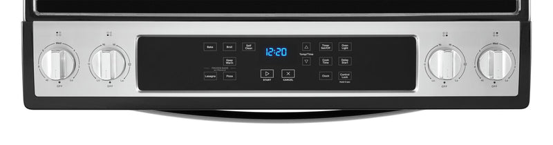 Cuisinière électrique Whirlpool de 4,8 pi³ avec autonettoyage - acier inoxydable - YWEE515S0LS