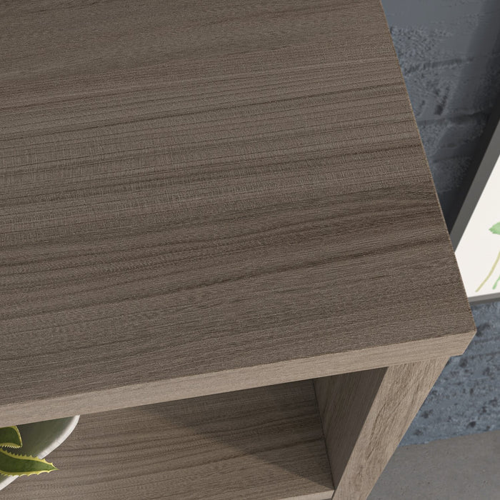 Bibliothèque Affirm de 34,8 po de qualité commerciale à 5 tablettes - orme Hudson