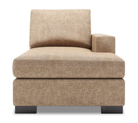  Fauteuil long de gauche Track de la collection Sofa Lab - Luxury Taupe 