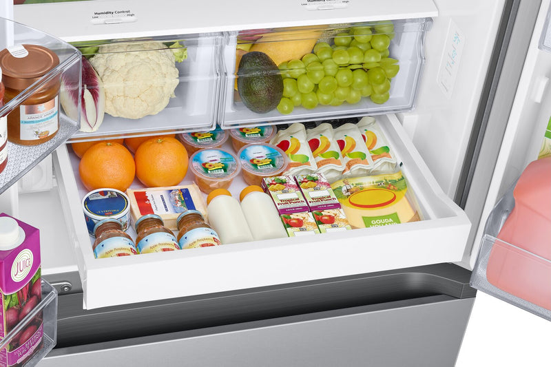 Réfrigérateur Samsung de 22,1 pi³ et de 30 po à portes françaises - acier inoxydable - RF22A4221SR/AA