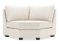 Fauteuil courbé en coin Roll de la collection Sofa Lab - Luxury Sand
