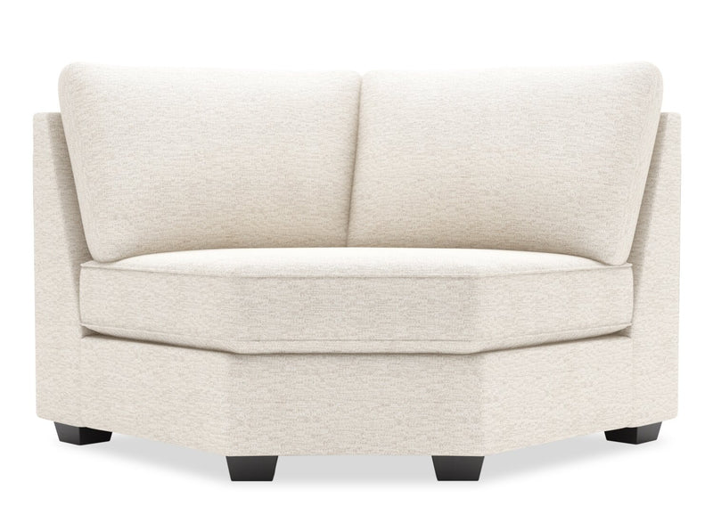 Fauteuil courbé en coin Roll de la collection Sofa Lab - Luxury Sand