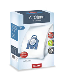 Sacs à poussière AirClean 3D Efficiency GN de Miele, ensemble de 4 - 10123210