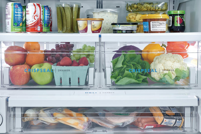 Réfrigérateur Frigidaire de 27,8 pi³ et de 36 po de profondeur standard à portes françaises - blanc - FRFS2823AW