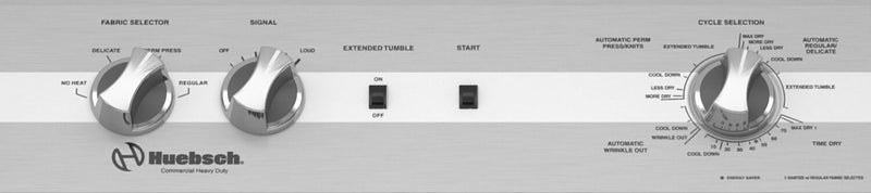 Sécheuse électrique Huebsch de 7 pi³ - DC5102WE