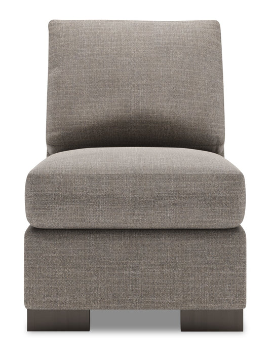 Fauteuil sans accoudoirs Track de la collection Sofa Lab - Luna Smoke