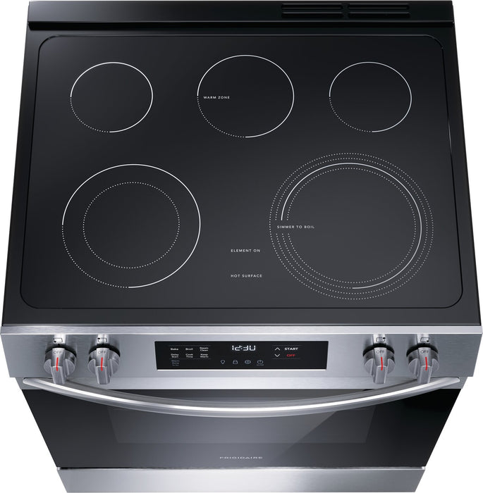 Cuisinière électrique Frigidaire de 5,3 pi³ avec élément EvenTempMC et surface de cuisson à 5 éléments - acier inoxydable - FCFE306CAS