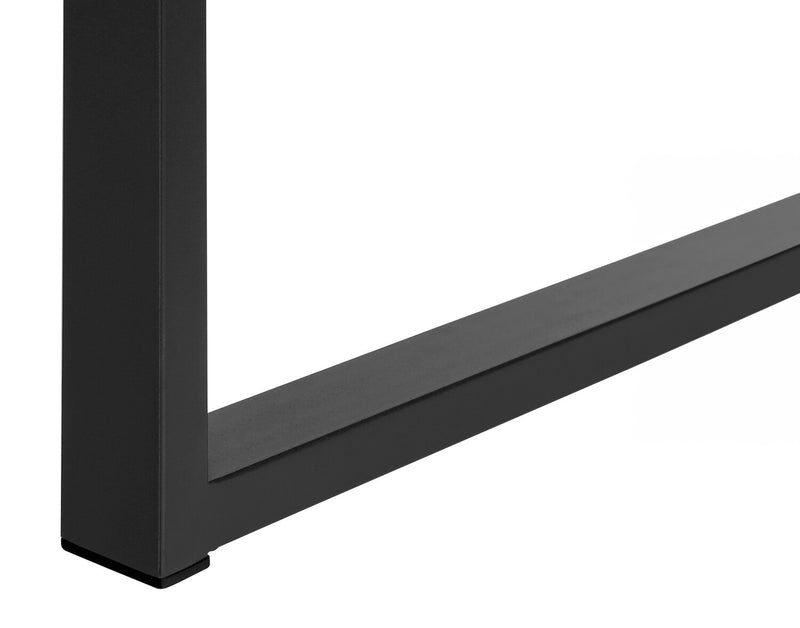 Bureau Rafa de 47,75 po avec 2 armoires de rangement - noir