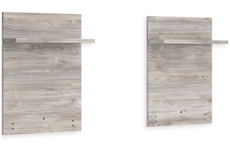 Lit à sections Zen avec tête de lit, cadre de lit, tables de nuit, sections latérales, port USB et éclairage à DEL, gris clair - format grand lit