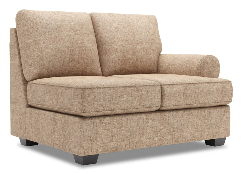 Causeuse de droite Roll de la collection Sofa Lab - Luxury Taupe