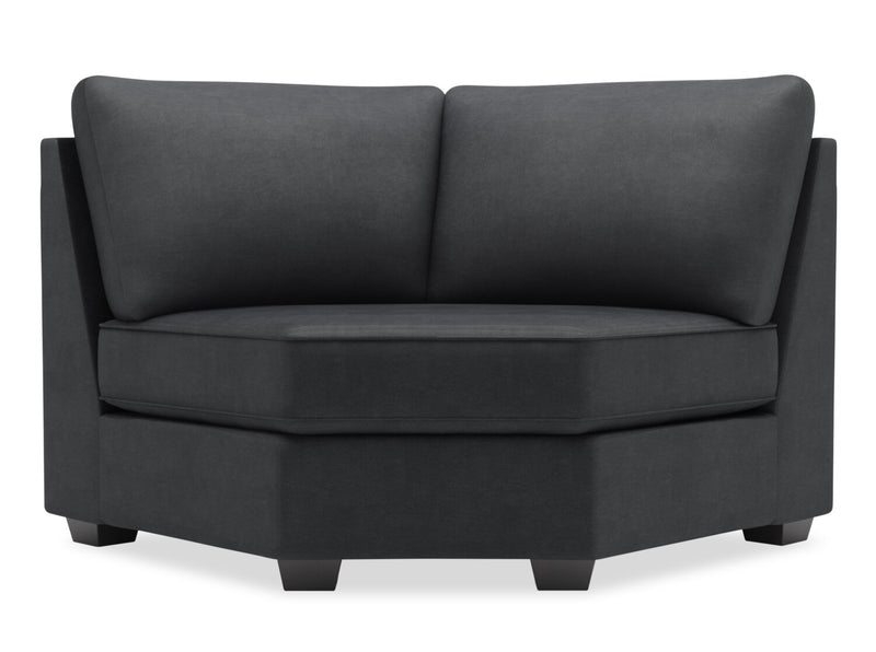Fauteuil courbé en coin Roll de la collection Sofa Lab - Pax Pepper