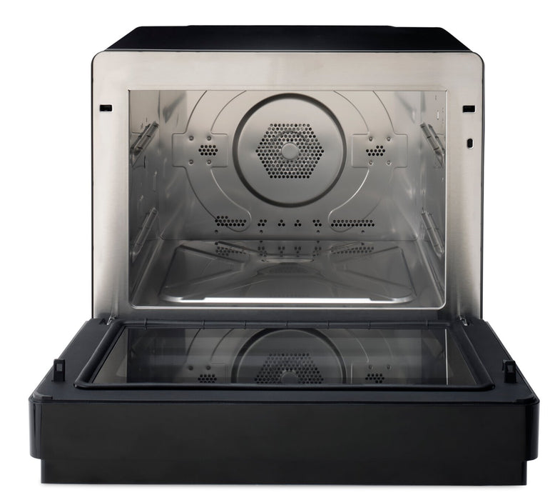 Four à micro-ondes de comptoir Panasonic de 0,7 pi³ avec four à la vapeur combiné et friture à air saine - noir - NUSC180B