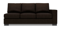 Sofa-lit de droite Track de la collection Sofa Lab - Luxury Chocolate