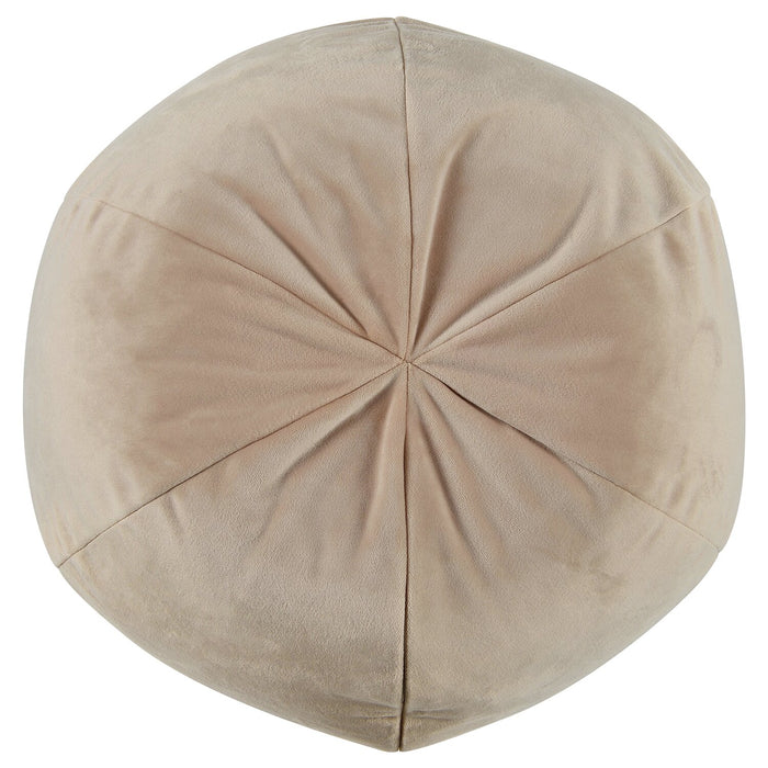 Coussin décoratif pouf - beige