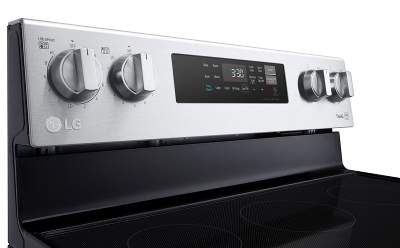 Cuisinière intelligente électrique LG de 6,3 pi³ avec EasyCleanMD - acier inoxydable - LREL6321S