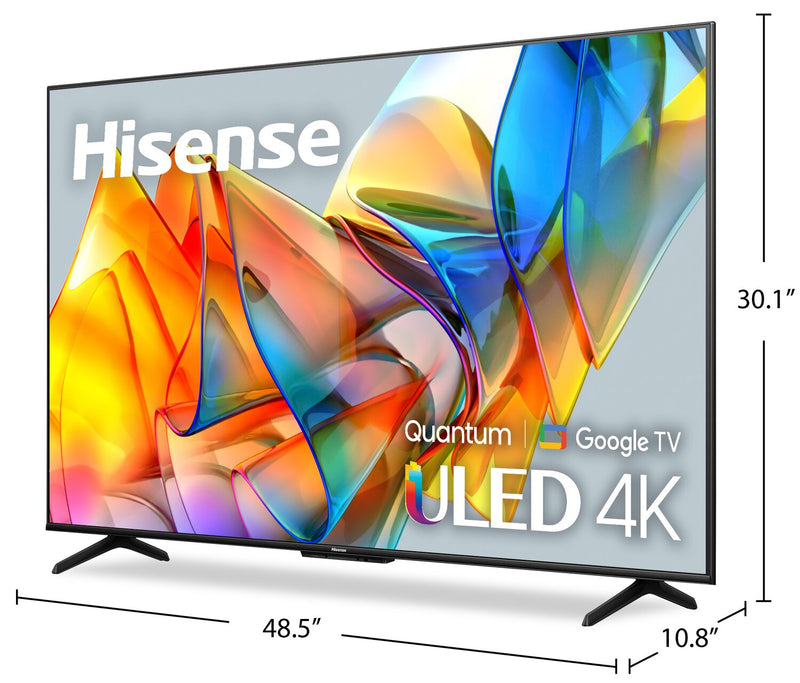 Téléviseur ULED à Mini DEL Hisense de série U68KM 4K de 55 po avec Google TVMC