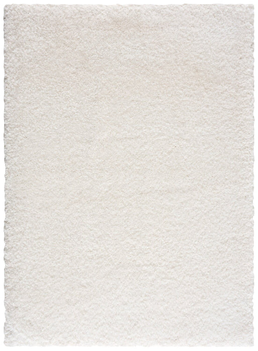 Carpette à poil long Lawson blanche - 7 pi 9 po x 9 pi 5 po