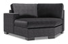 Fauteuil Cuddler de gauche Track de la collection Sofa Lab - Luxury Charcoal
