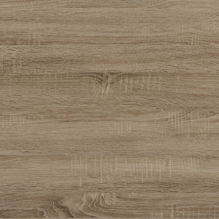 Ensemble 3 tables modernes Easton de 42 po (table à café et 2 tables de bout) - taupe avec pattes en métal noir