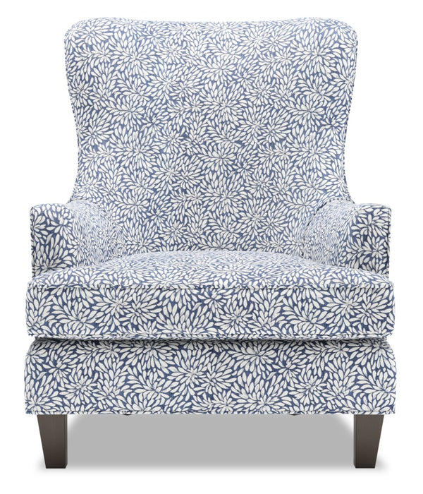 Fauteuil d’appoint à oreilles Sofa Lab personnalisable de 32 po fabriqué au Canada en tissu - Cadet multicolore