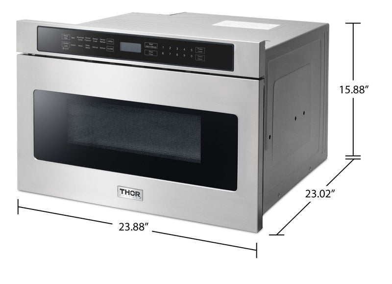 Four à micro-ondes tiroir Thor Kitchen de 1,2 pi³ – TMD2401