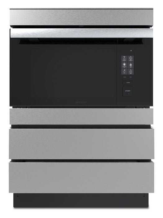 Piédestal pour tiroir four à micro-ondes sous le comptoir Sharp de 24 pouces - SKCD24U0GS