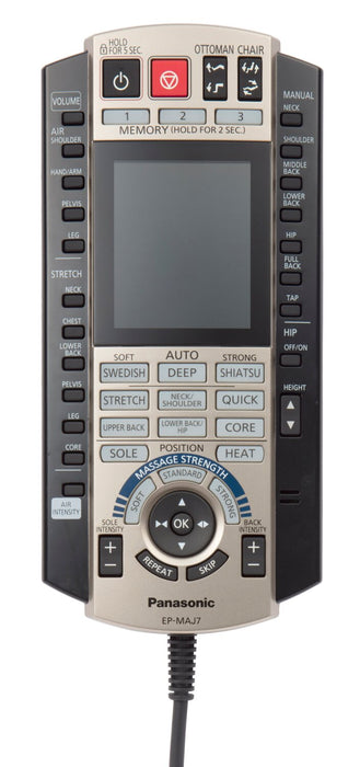 Fauteuil inclinable de massage Real Pro ULTRAMC Prestige de Panasonic de 35,4 po en cuir synthétique de qualité supérieure - beige