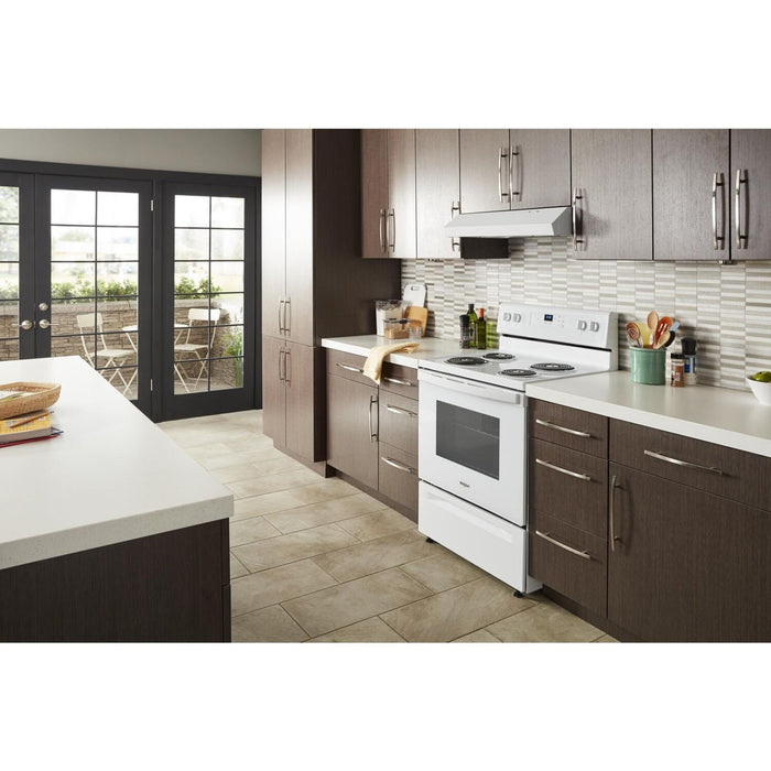 Cuisinière électrique Whirlpool de 4,8 pi³ - blanche - YWFC150M0JW