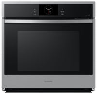 Four mural simple électrique Samsung de 5,1 pi³ et de 30 po avec cuisson à la vapeur et Air Sous Vid…