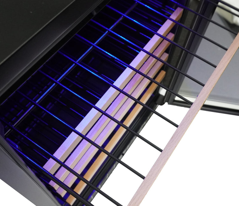 Refroidisseur à vin Stilton de Silhouette de 5,7 pi³ et de 23,8 po à 1 porte - acier inoxydable - SWC057D1BSS