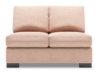  Causeuse sans accoudoirs Track de la collection Sofa Lab - Pax Rose 