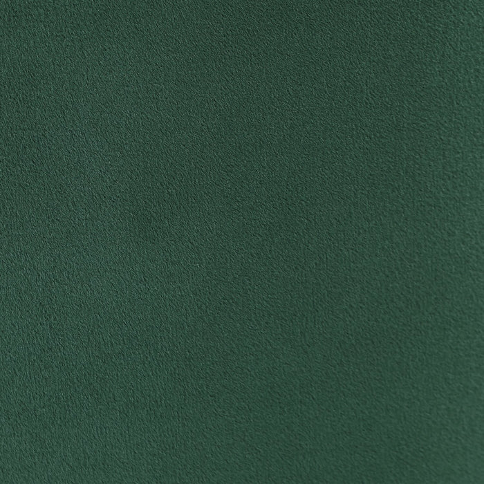 Pouf de rangement Phebe de 16,5 po avec base à bordures dorées - vert