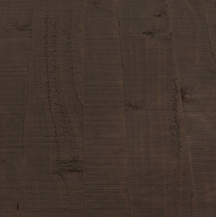 Table de bout ronde traditionnelle Lyndale de 25 po avec tablette - pin brun