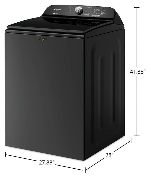 Laveuse Whirlpool à chargement par le haut de 6,1 pi³ - noir volcan - WTW6157PB