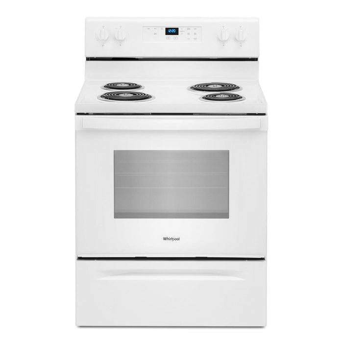 Cuisinière électrique Whirlpool de 4,8 pi³ avec autonettoyage - blanche - YWFC315S0JW