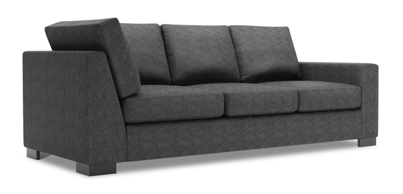 Sofa de droite pour rallonge Track de la collection Sofa Lab - Luxury Charcoal