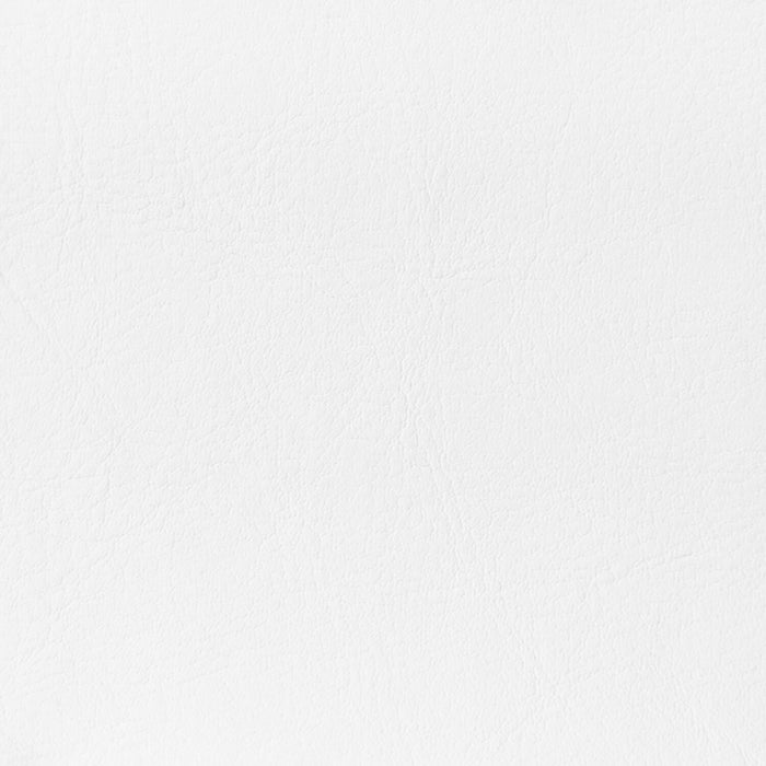 Lit rembourré Park en tissu de cuir végétalien blanc - format grand lit