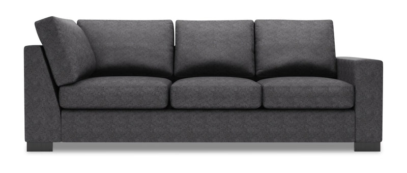 Sofa de droite pour rallonge Track de la collection Sofa Lab - Luxury Charcoal