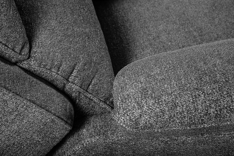 Fauteuil à inclinaison électrique Chandler de 37 po en tissu de chenille - gris