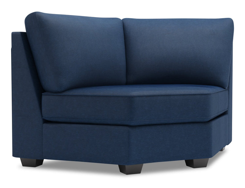 Fauteuil courbé en coin Roll de la collection Sofa Lab - Pax Navy