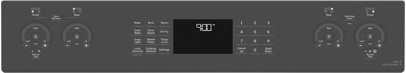 Cuisinière intelligente électrique Profile de 5,3 pi³ avec convection européenne véritable - acier inoxydable - PSS93YPFS