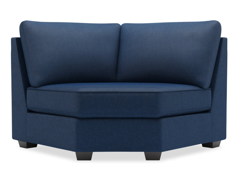 Fauteuil courbé en coin Roll de la collection Sofa Lab - Pax Navy